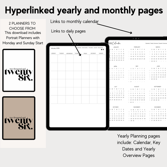 2026 All Things Planner Undated