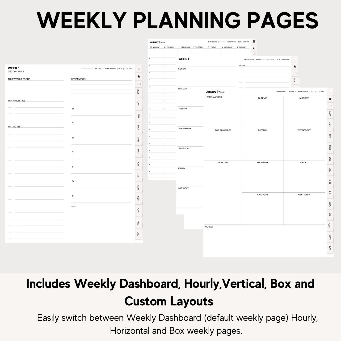 2025 All Things Planner Undated