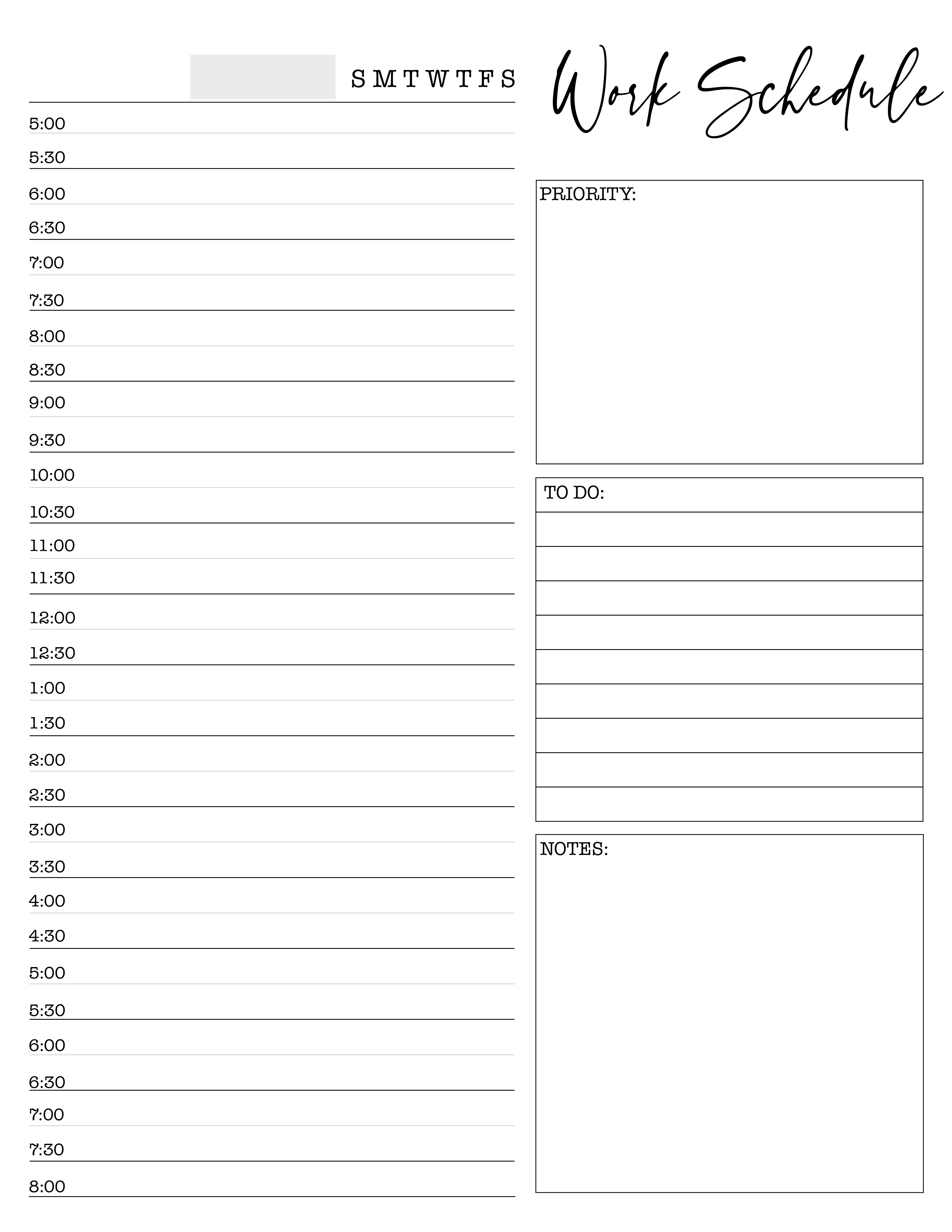 30 Day Planner Template 30-day-planner-template