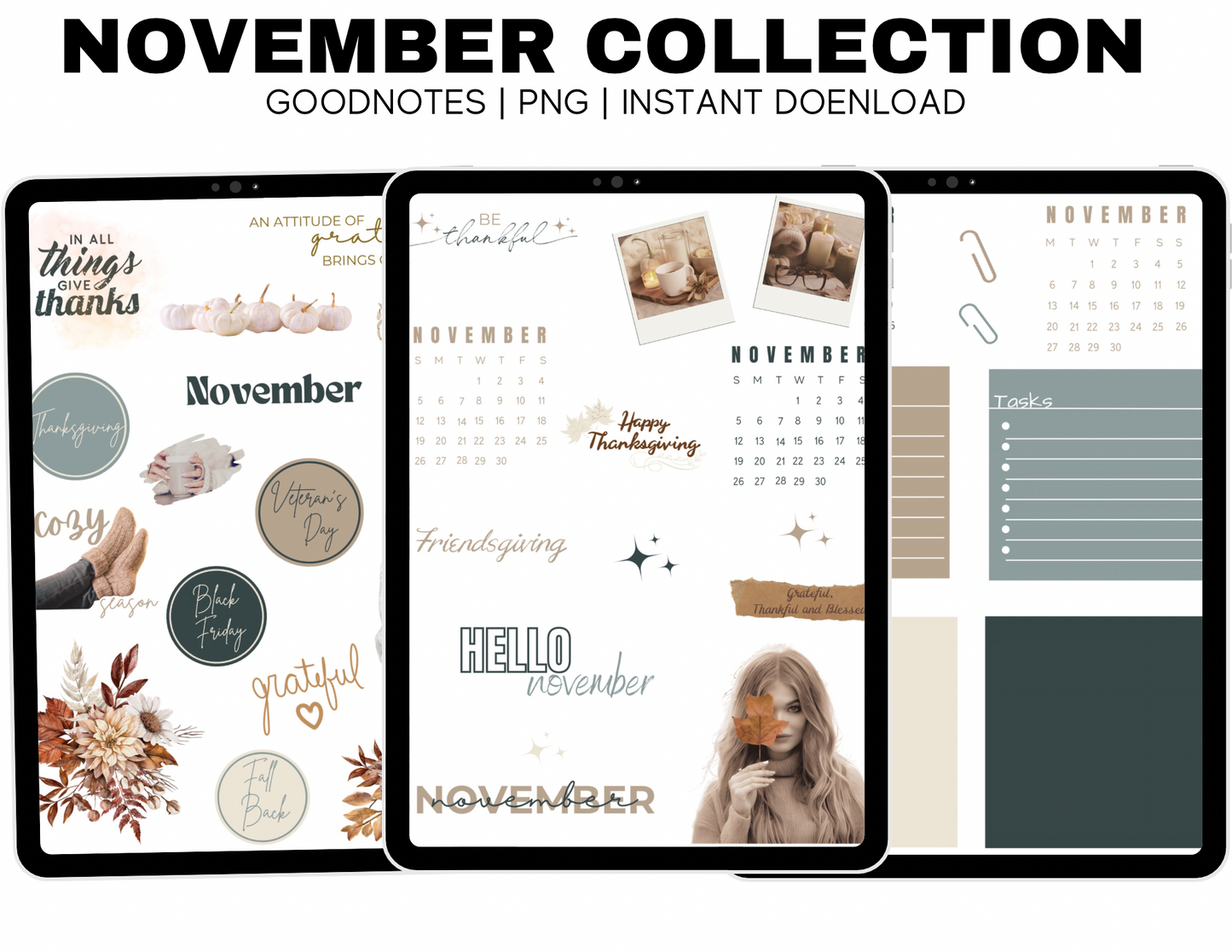 November Stickers