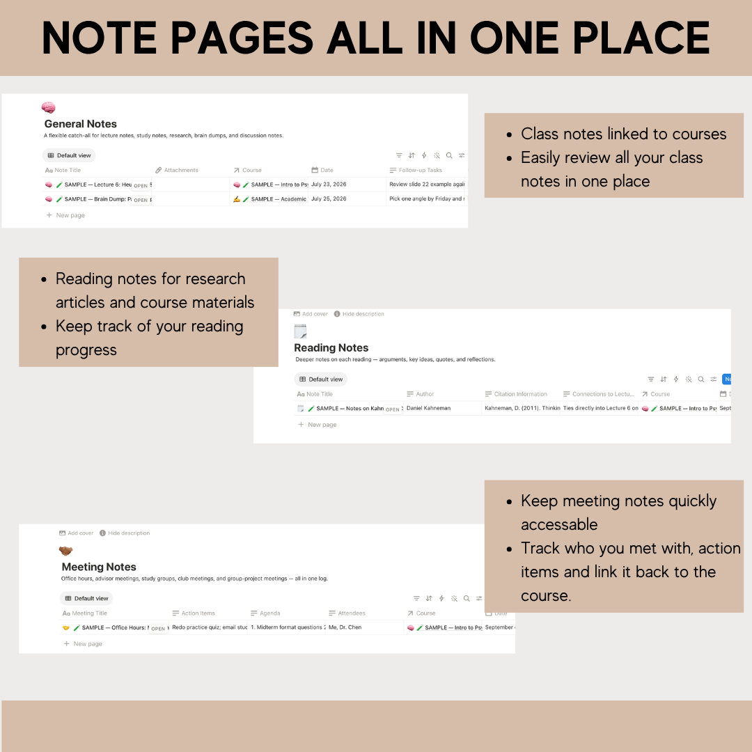 The Organized Student Hub