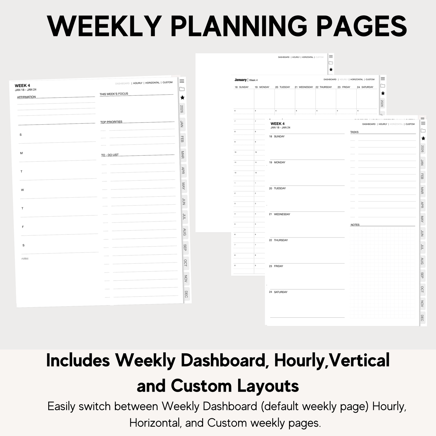 2026 All Things Planner Dated Bundle