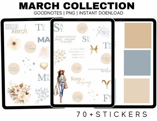 March Stickers