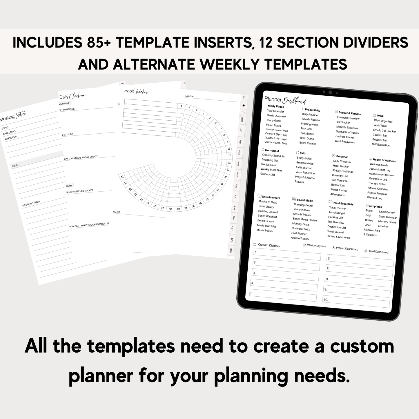 2026 All Things Planner Dated Bundle