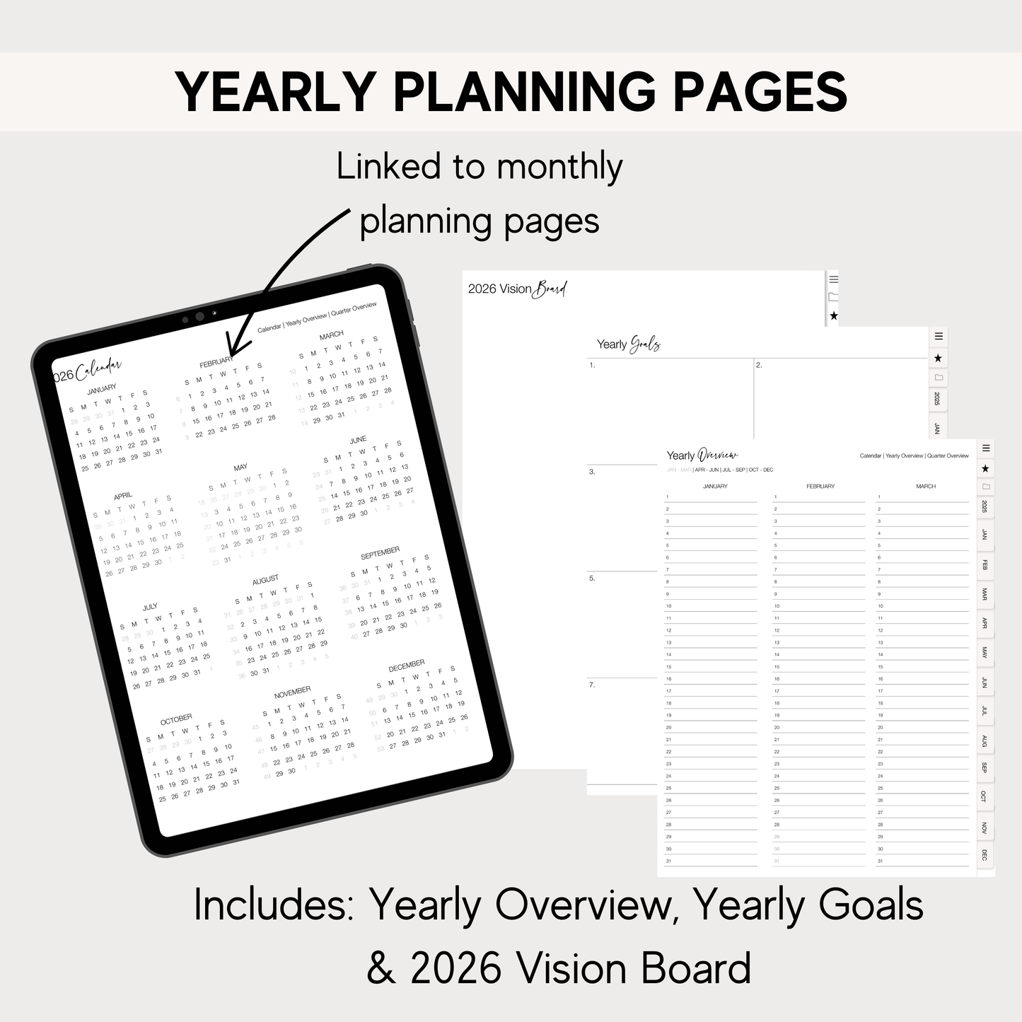 2026 All Things Planner Undated