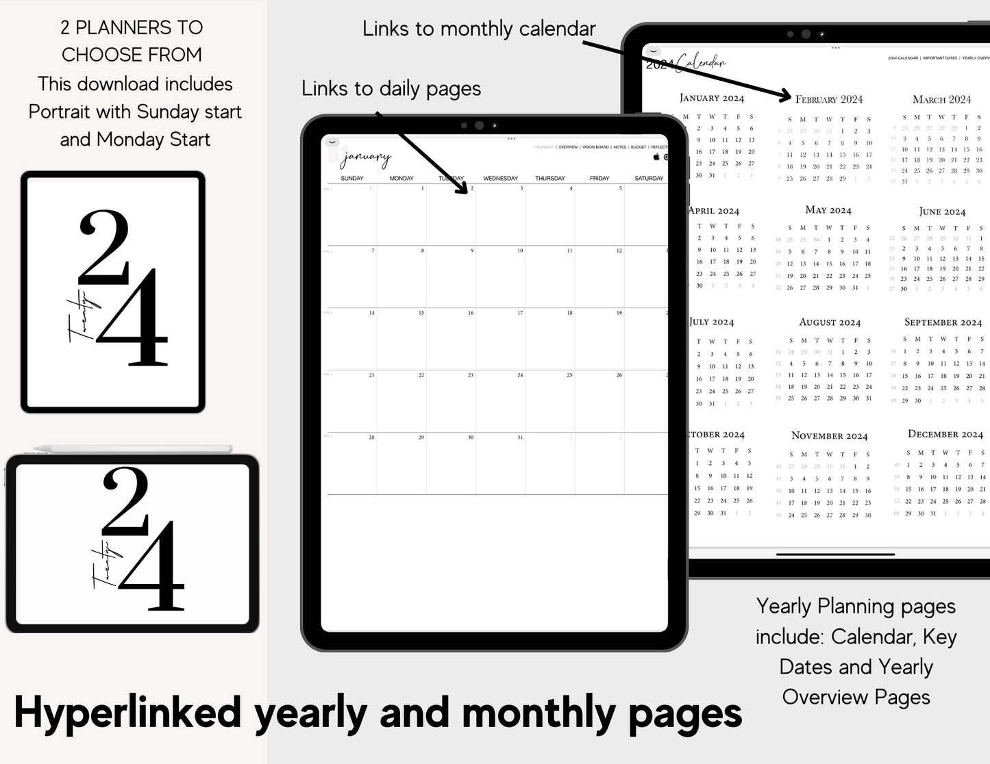 2024 DayLee Digital Planner