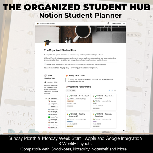 The Organized Student Hub
