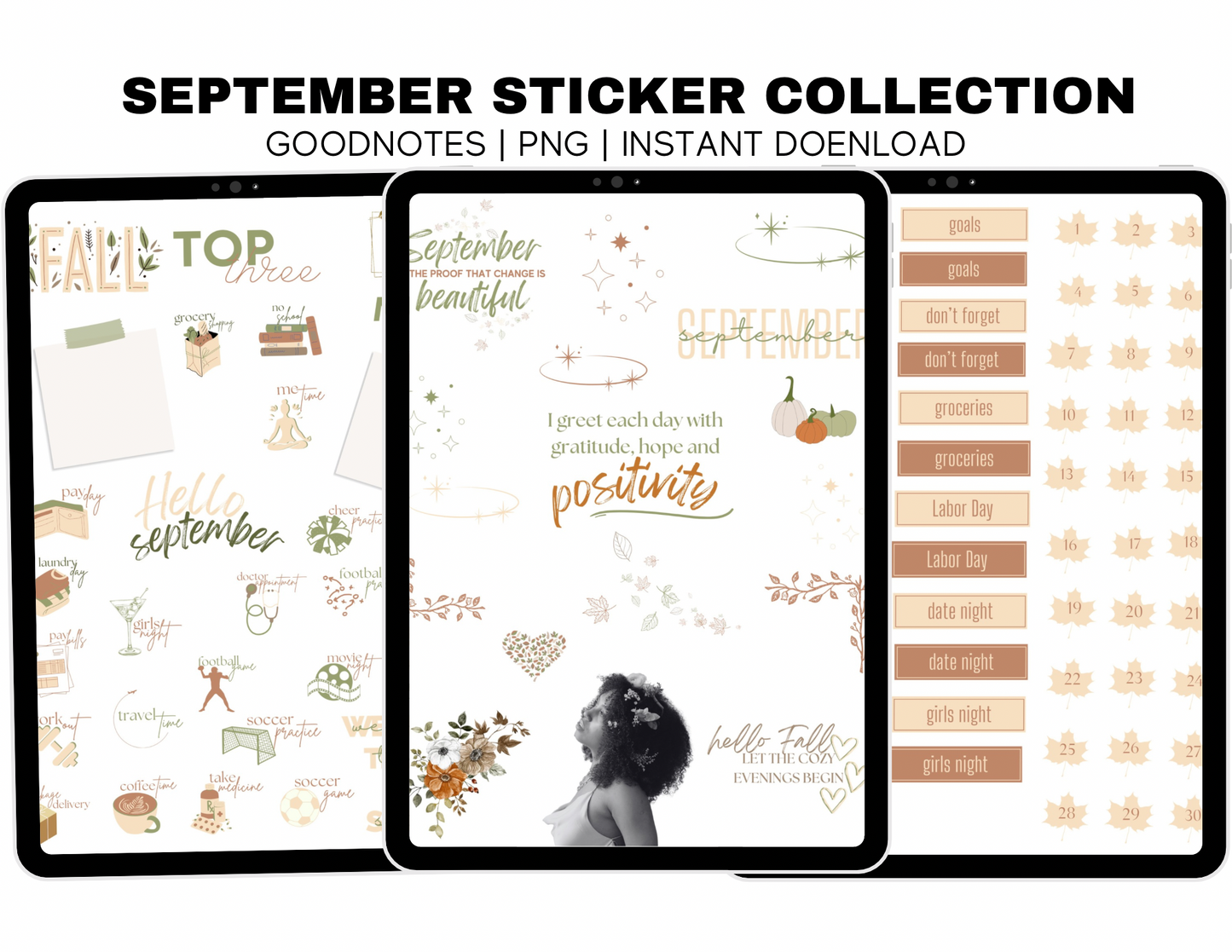 September Stickers