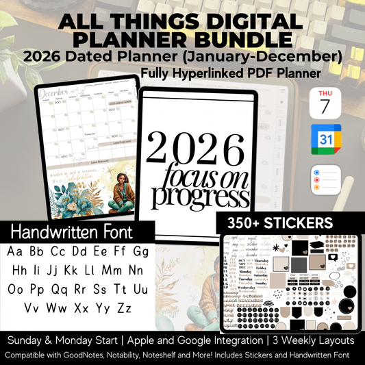 2026 All Things Planner Dated Bundle