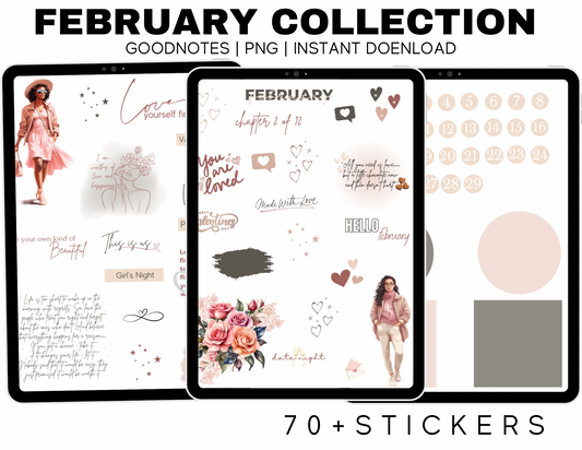 February Stickers