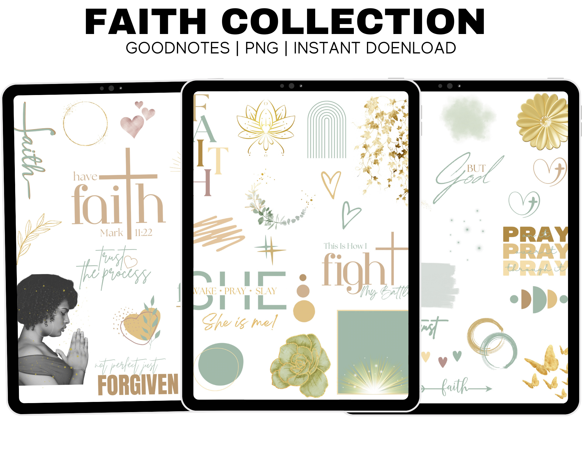 Faith Stickers – AshLee Digital Studio