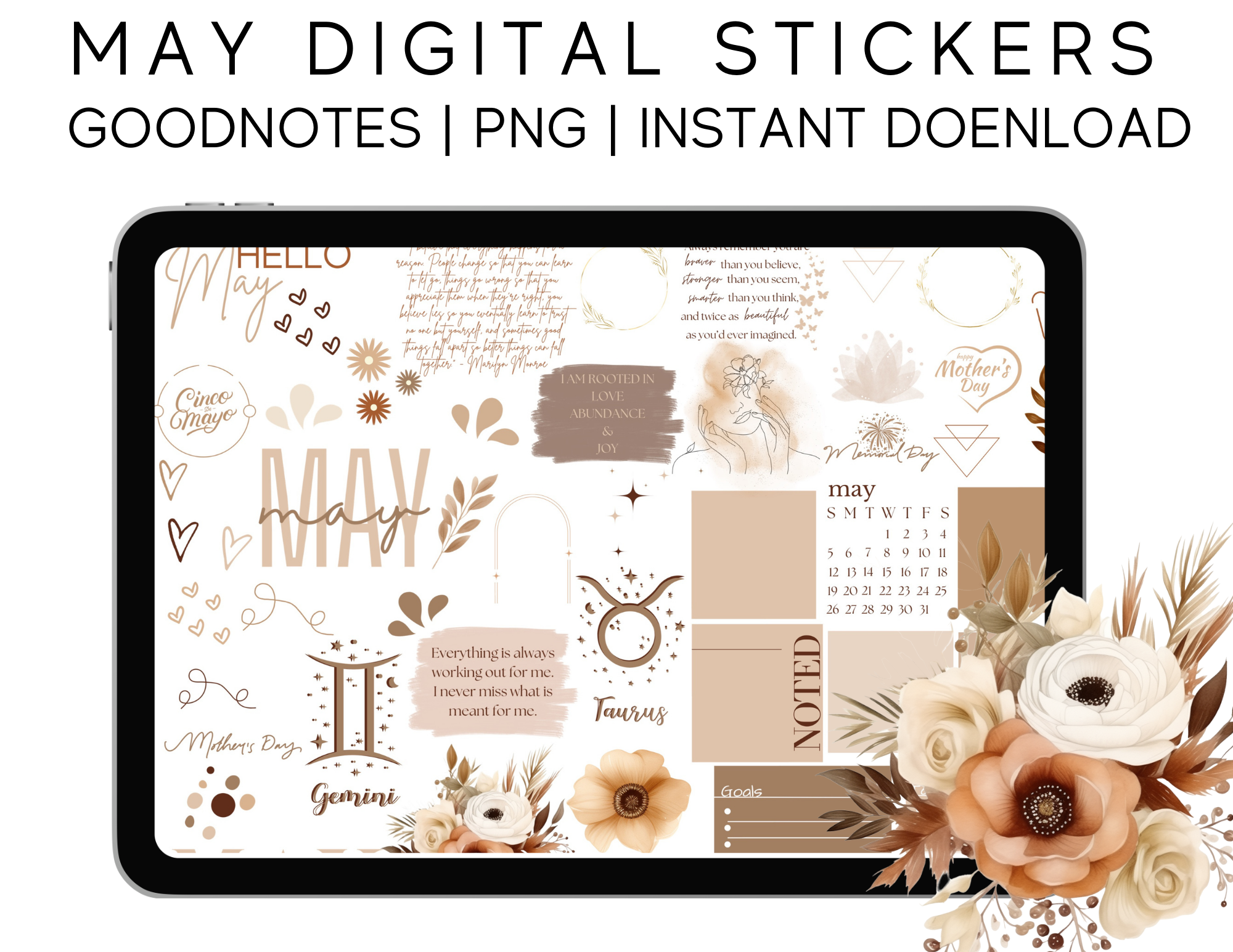 2024 May Stickers – AshLee Digital Studio