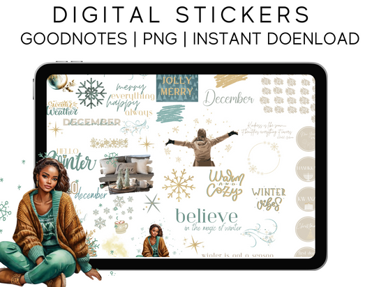 December Stickers