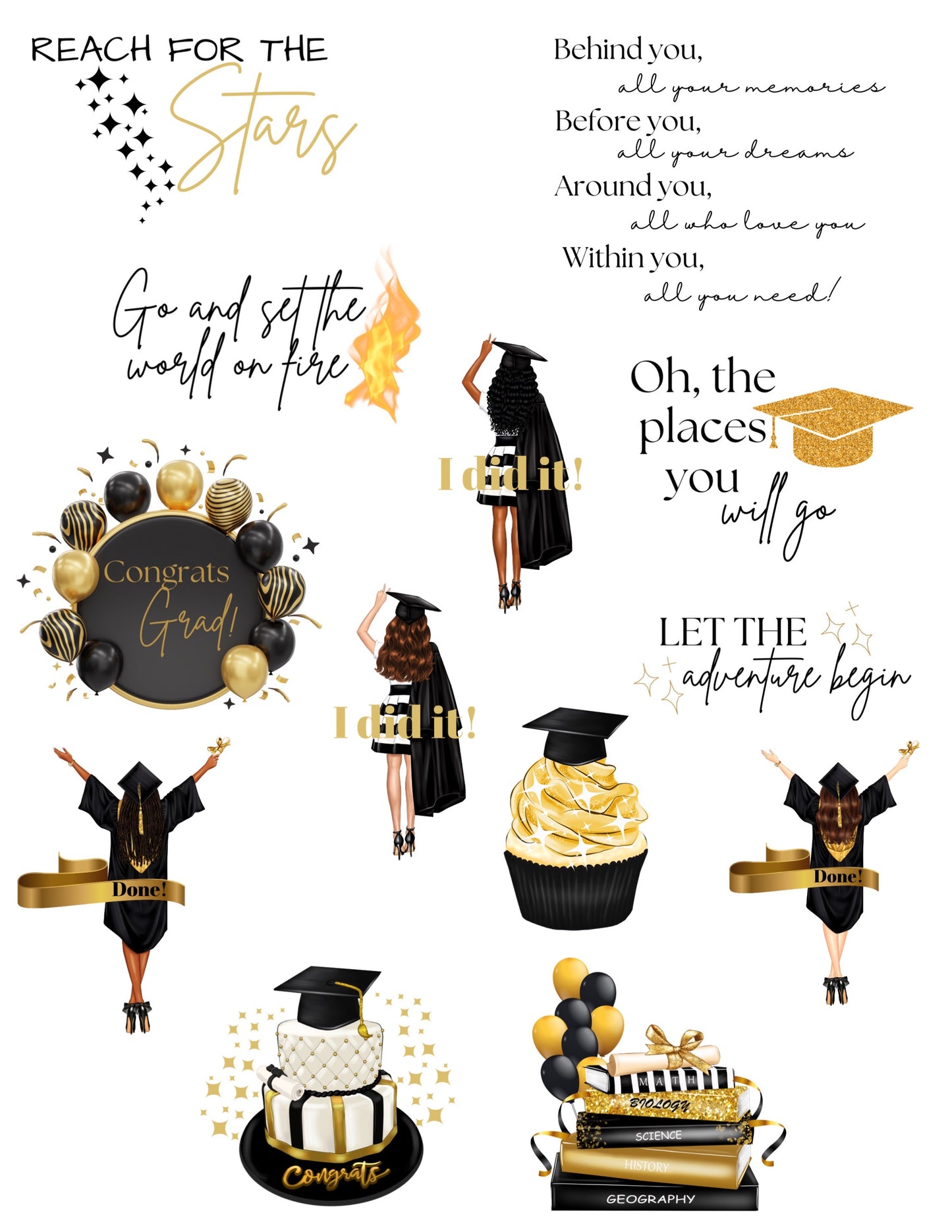 Graduation Stickers