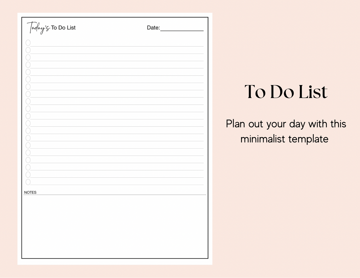 To Do List Plan Pad