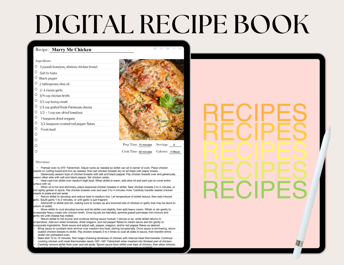 Recipe Book