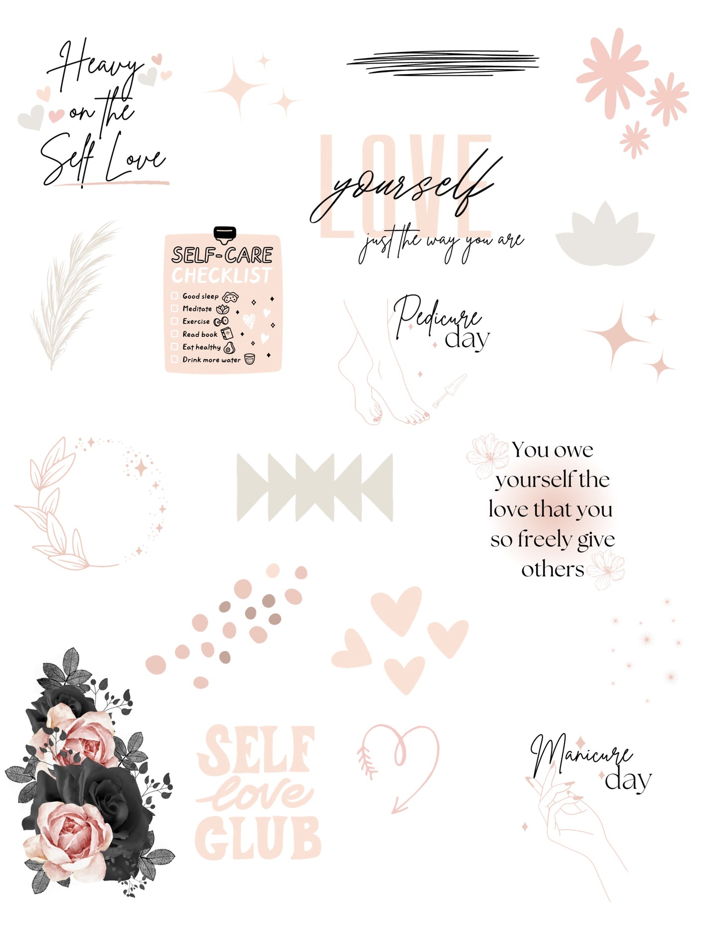 Self Love Stickers