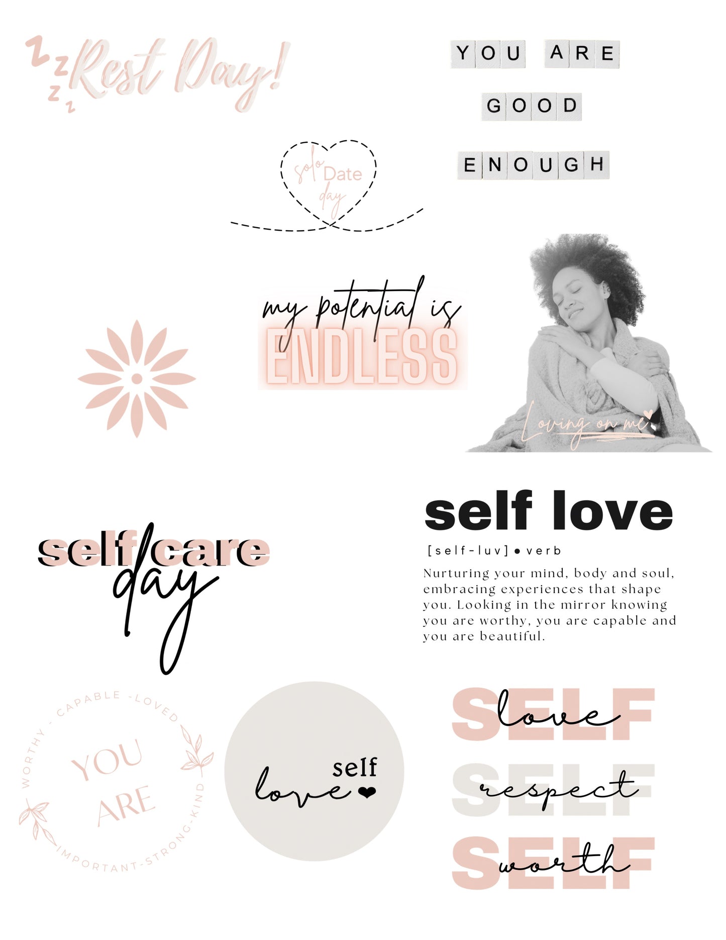 Self Love Stickers