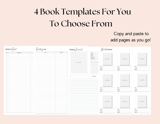 The Reading Planner Pad