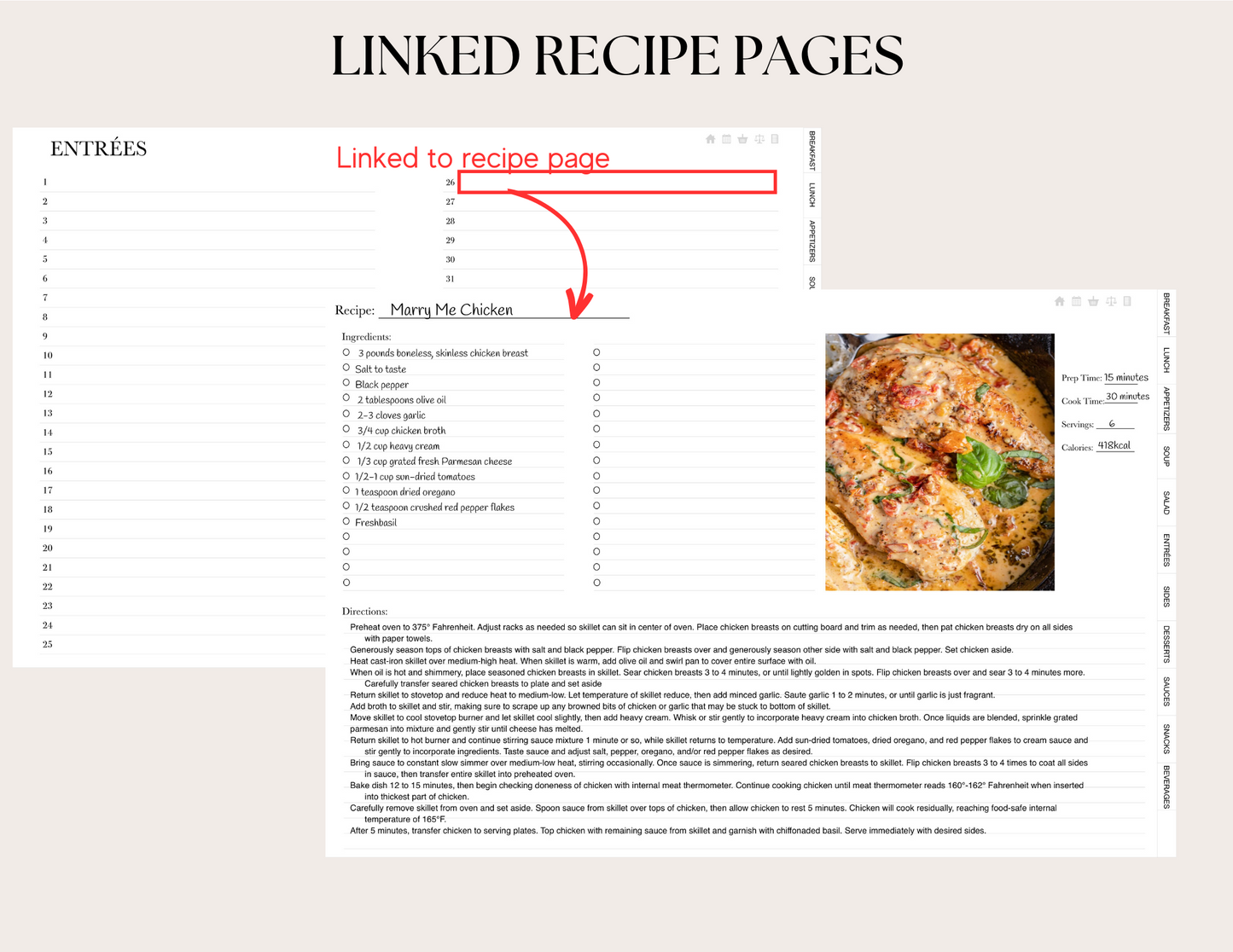 Digital Recipe Book