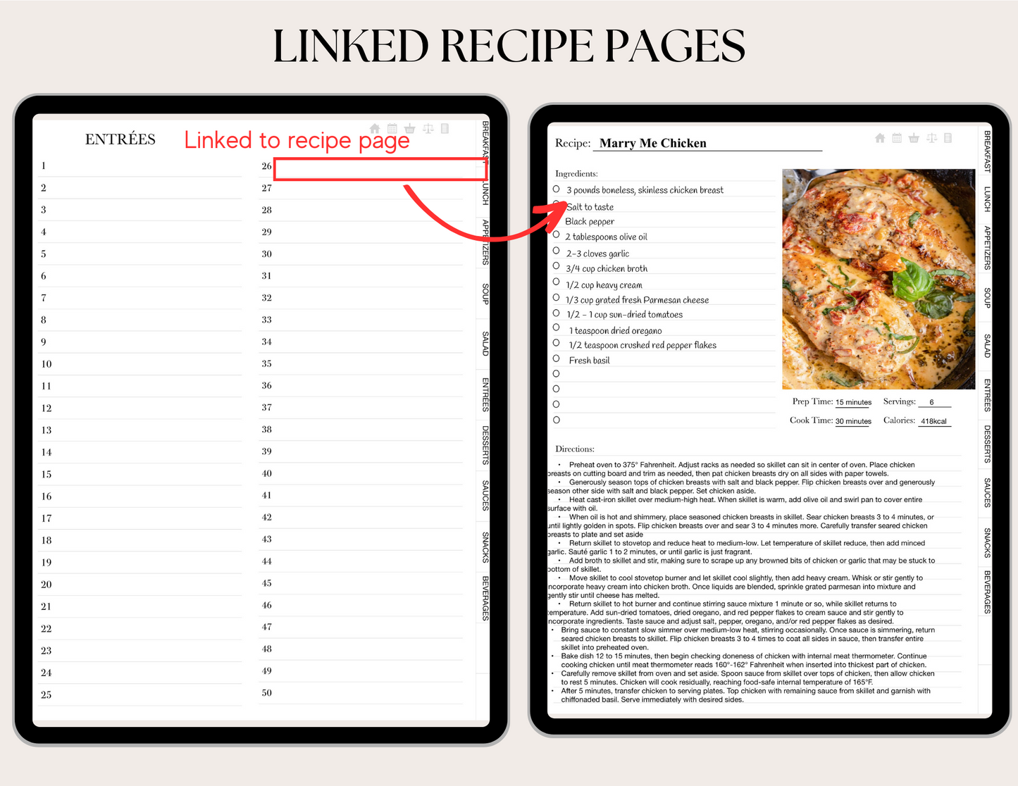 Recipe Book