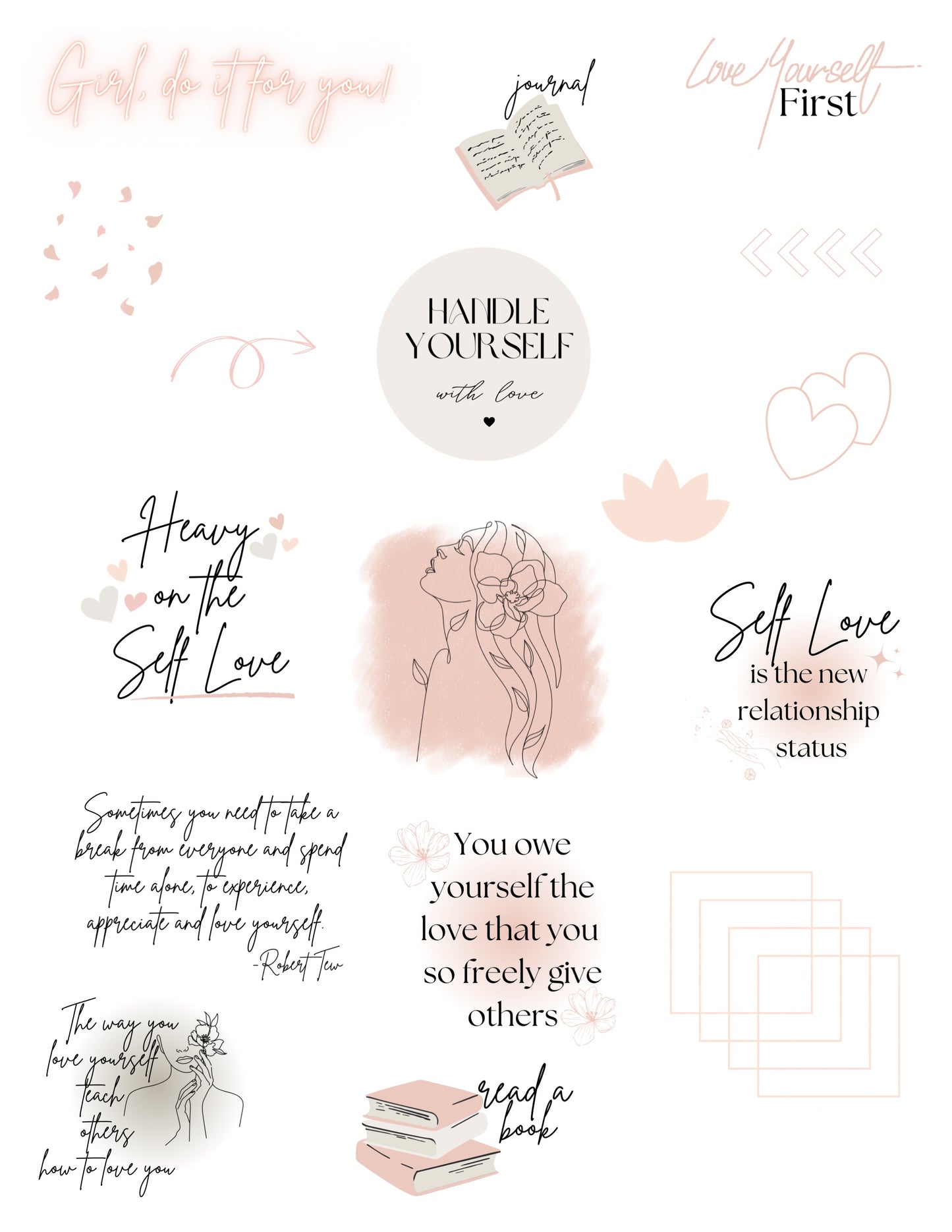 Self Love Stickers