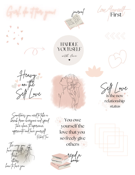 Self Love Stickers