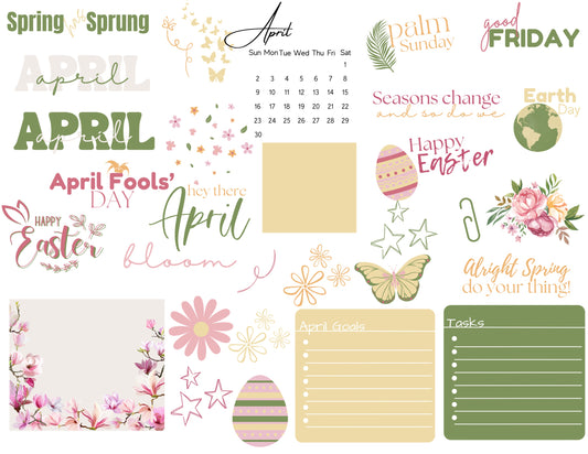 April Stickers