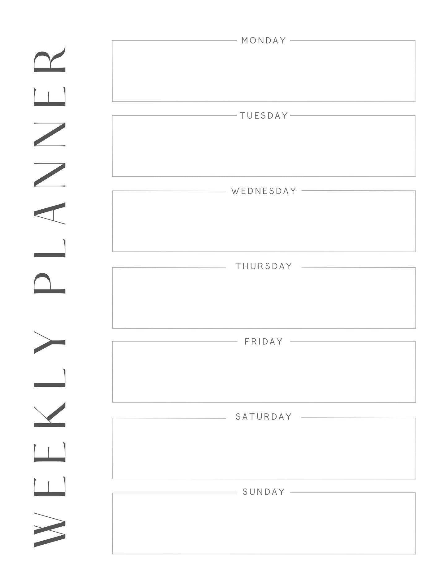 Daily and Weekly Templates